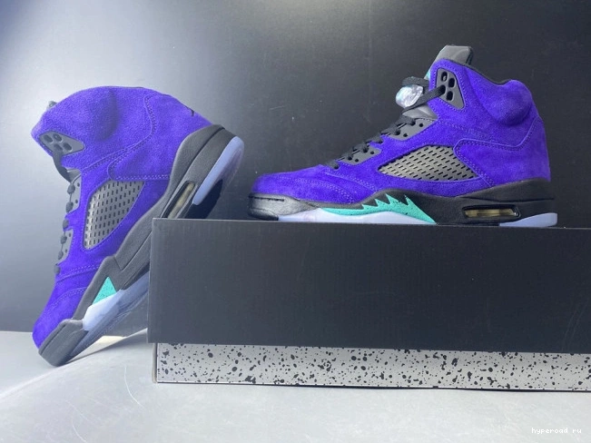 136027-500 Retro 5 Air Jordan Grape Alternate 1213